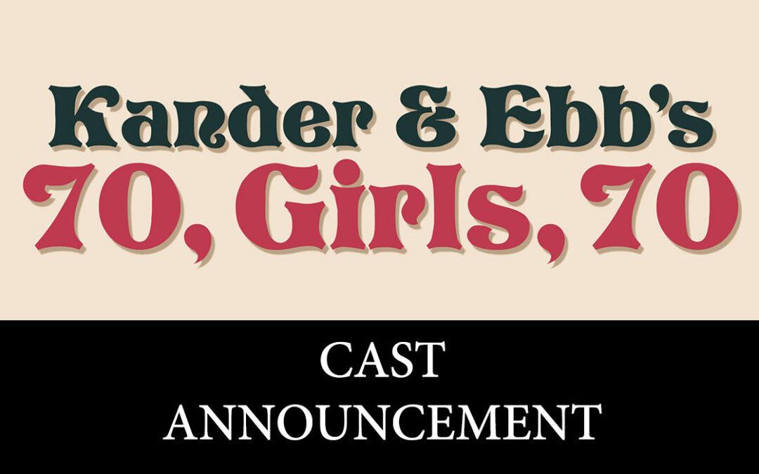 Cast Announcement – 70, Girls, 70